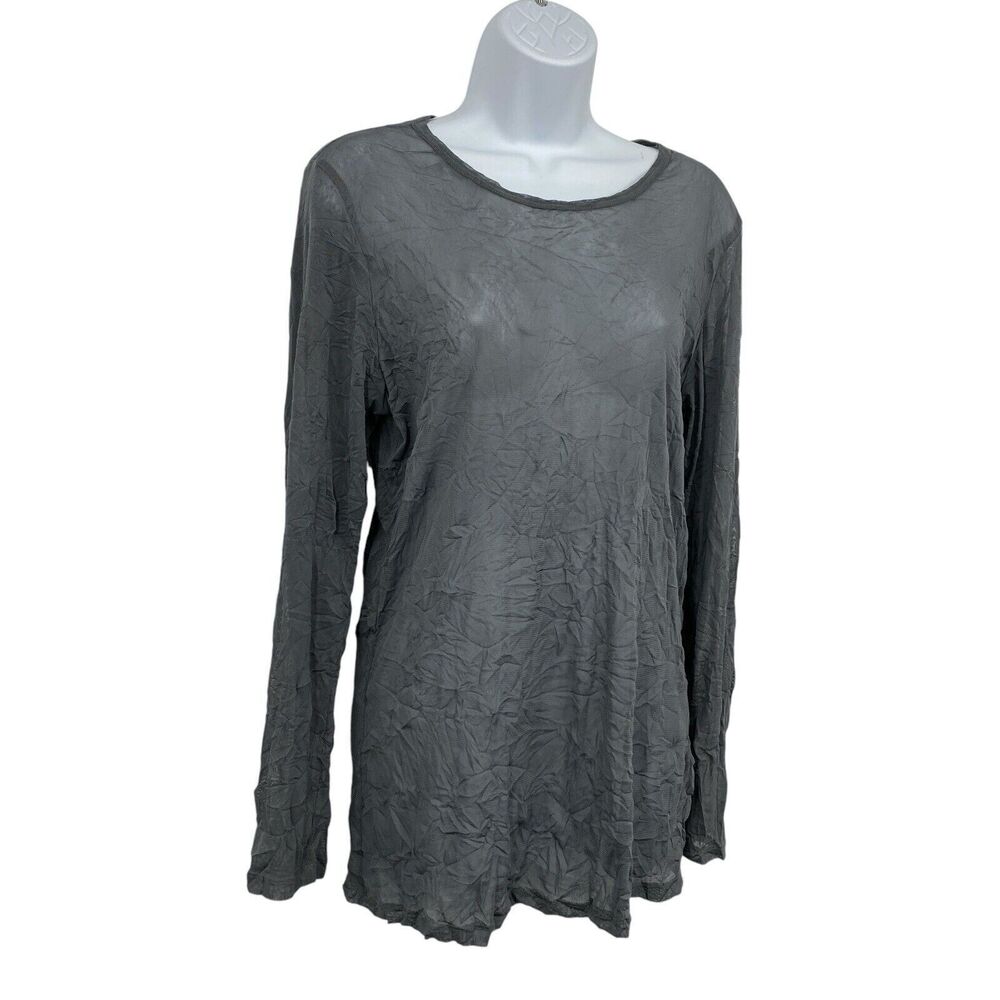 Comfy USA Gray Long Sleeve Top